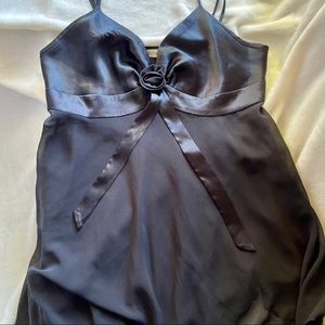 black slip dress from victoria’s secret!!!!